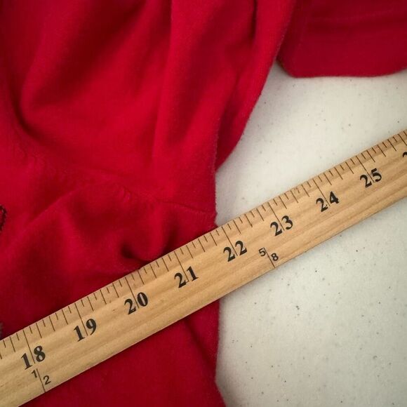 Izod Women’s Golf Sweater V-Neck Diamond Graphic Size 2XL Red Color - Picture 8 of 11